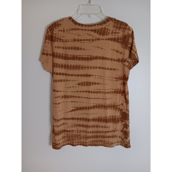 Athleta Womens Organic Daily Tie Dye Crew Neck T-Shirt Top Medium - Picture 5 of 5